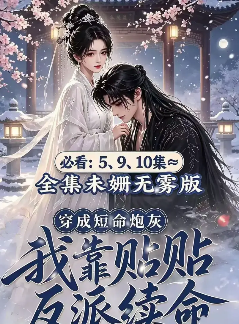 AI漫剧《穿成短命炮灰我靠贴贴反派续命》全集资源下载-穿书超甜爽剧-未删减高清无广告在线追剧