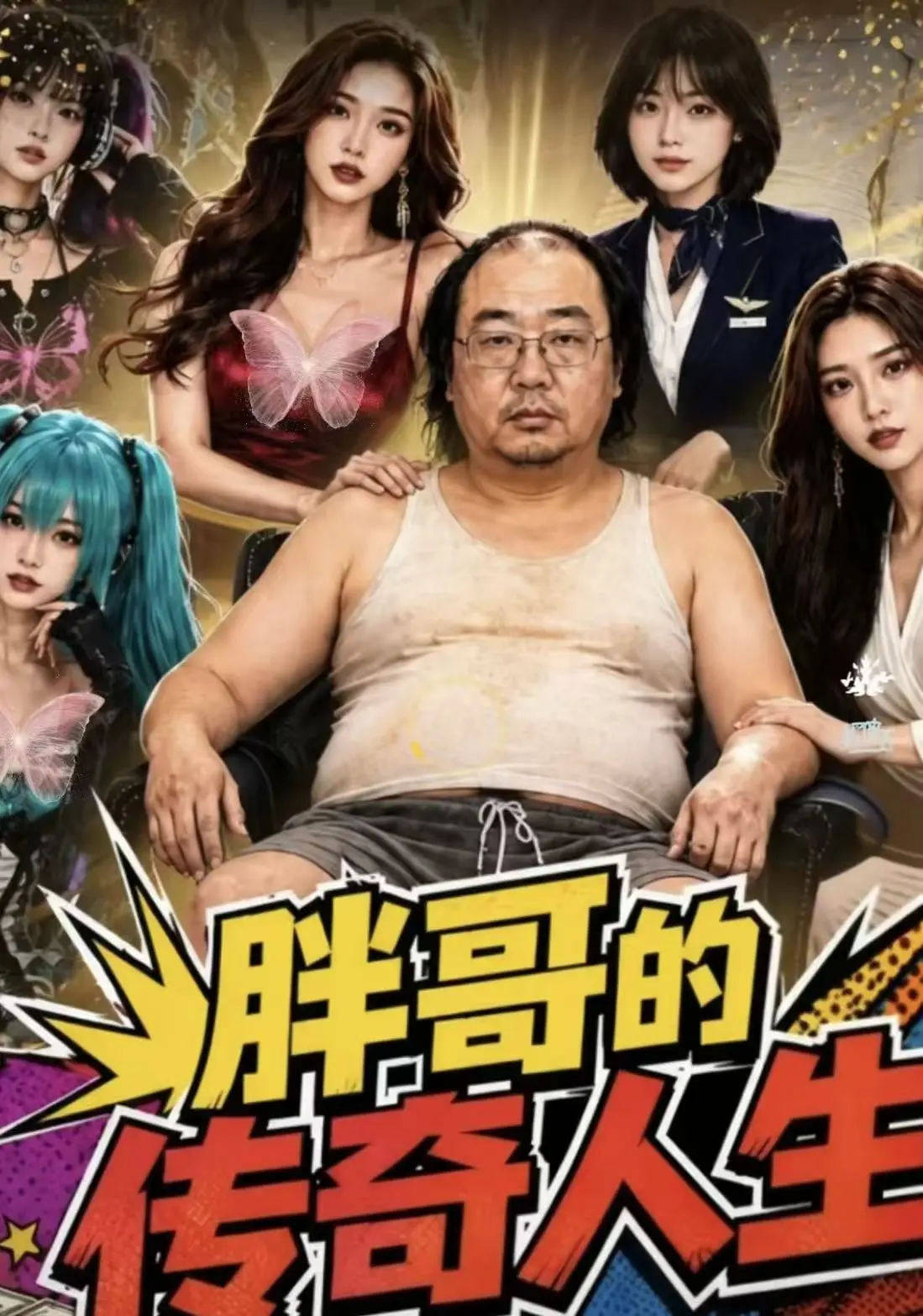 黄果魔改ai短剧《胖哥的传奇人生》全集无广告免费在线观看-胖哥的传奇人生夸克迅雷百度云网盘直达下载-200斤胖子逆袭太解气